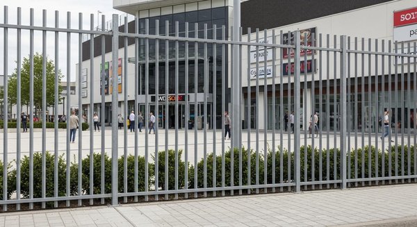 Palissade centre commercial : la solution idéale pour sécuriser vos espaces urbains